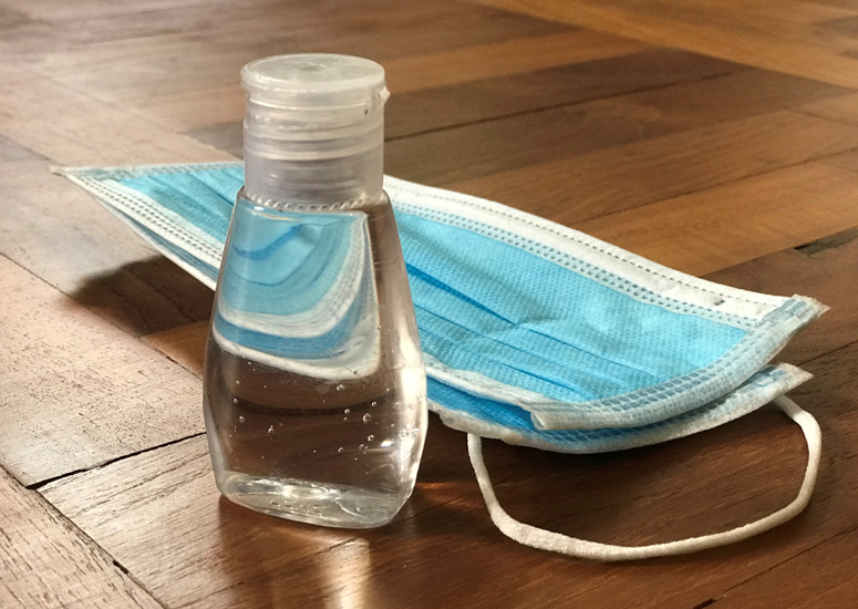 Providing Hand Sanitizer and Mask To Poor People, and Make Them Aware.